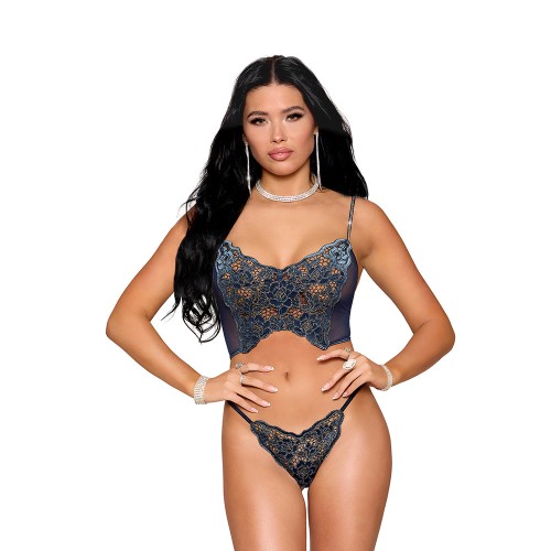 Dreamgirl Lace Bustier and G-String Set for Tempting Nights