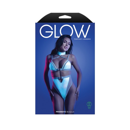 Fantasy Lingerie Glow Prismatic Bodysuit for Eye-Catching Looks