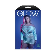 Fantasy Lingerie Glow In The Dark Long Sleeve Dress Queen Size