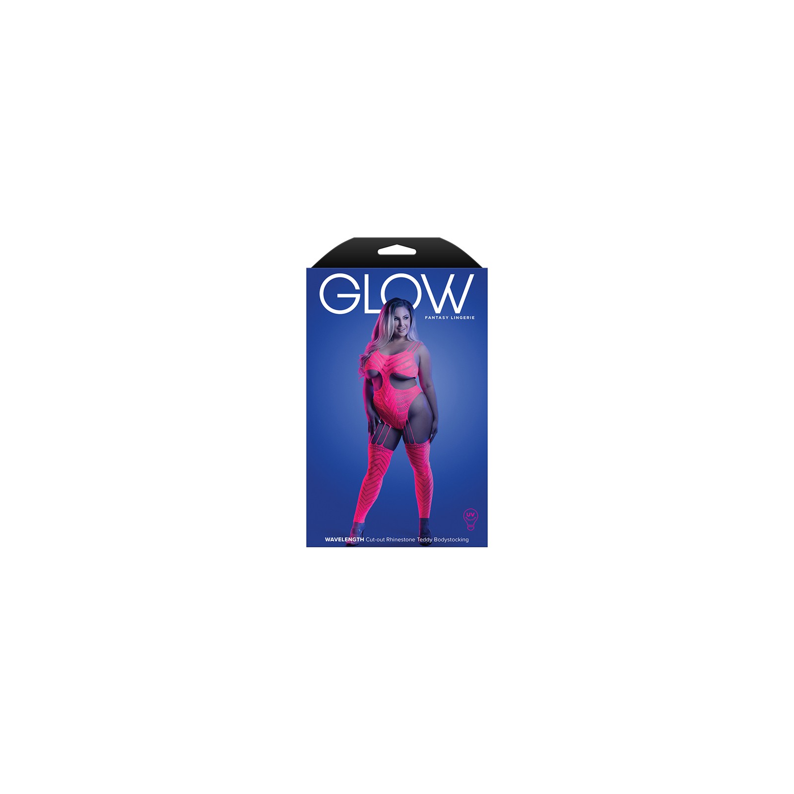 Fantasy Lingerie Glow Wavelength Bodystocking Queen Size