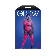 Fantasy Lingerie Glow Wavelength Bodystocking Queen Size