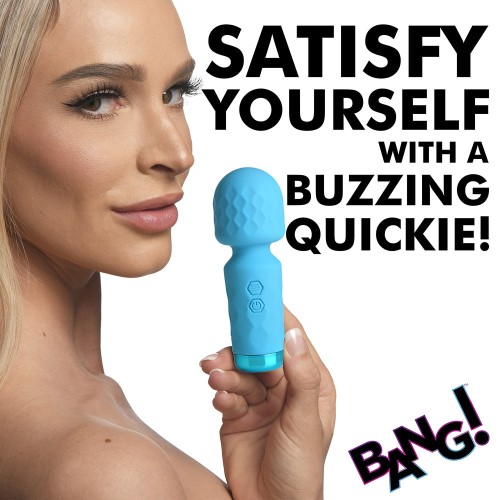 BANG! 10X Mini Silicone Wand Blue