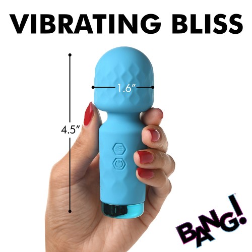 BANG! Mini Varita de Silicona 10X Azul