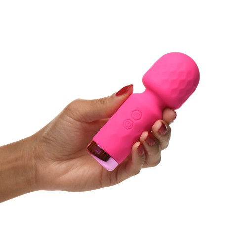 Varita Mini Rosa Compacta para Placer Discreto