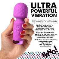 BANG! Mini Varita Silicona 10X Morado