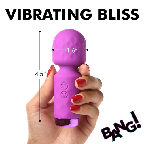 BANG! 10X Mini Silicone Wand Purple