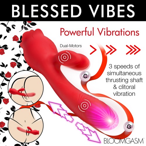 Vibrador Conejito Sucador y Empujador - Bloomgasm