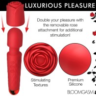 Bloomgasm Pleasure Rose 10X Wand