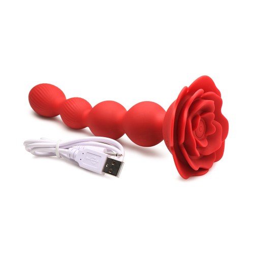 Perlas Anales Vibrantes Bloomgasm Rose - 10X Placer