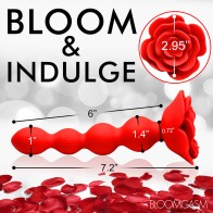 Bloomgasm Rose Vibrating Anal Beads - 10X Pleasure