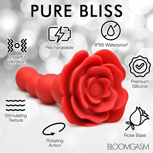 Perlas Anales Vibrantes Bloomgasm Rose - 10X Placer