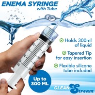 CleanStream 300ml Enema Syringe with Tube