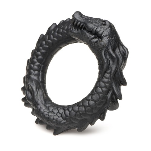 Anillo Cock de Silicona Black Caiman de Creature Cocks - Placer Supremo