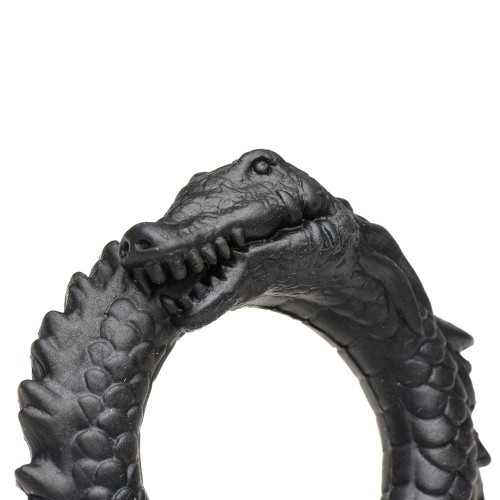 Anillo Cock de Silicona Black Caiman de Creature Cocks - Placer Supremo