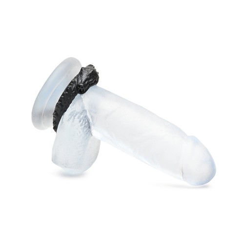 Creature Cocks Black Caiman Silicone Cock Ring - Ultimate Pleasure