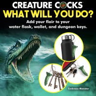 Creature Cocks Cockness Monster Keychain - Fun and Kinky