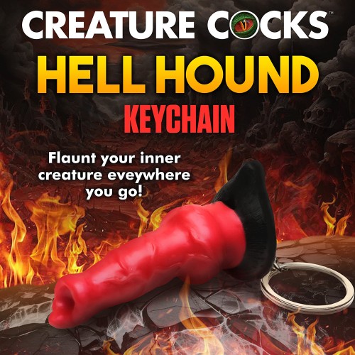 Creature Cocks Hell-Hound Silicone Keychain for Fantasy Lovers