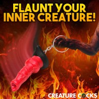 Creature Cocks Hell-Hound Silicone Keychain for Fantasy Lovers