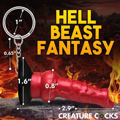 Llave de Silicona Hell-Hound de Creature Cocks para Amantes de la Fantasía