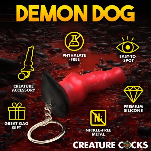 Creature Cocks Hell-Hound Silicone Keychain for Fantasy Lovers