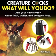 Creature Cocks Hell-Hound Silicone Keychain for Fantasy Lovers