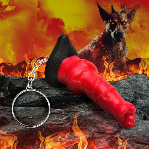 Creature Cocks Hell-Hound Silicone Keychain for Fantasy Lovers