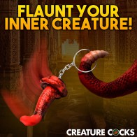 Creature Cocks King Cobra Silicone Keychain