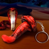 Creature Cocks King Cobra Silicone Keychain