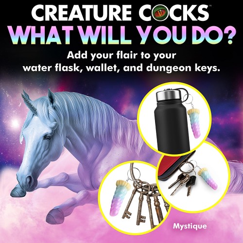 Mystique Unicorn Silicone Keychain