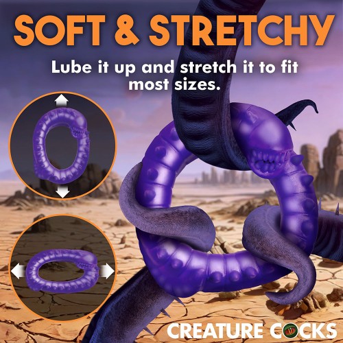 Creature Cocks Slitherine Silicone Cock Ring for Enhanced Pleasure