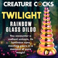 Dildo de Cristal Creature Cocks Twilight Rainbow