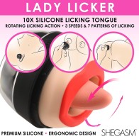 Lickgasm Lady Licker para Estimulación Clitoriana Máxima