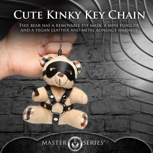 Master Series BDSM Teddy Bear Keychain