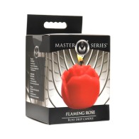 Flaming Rose Drip Candle for Sensual Play