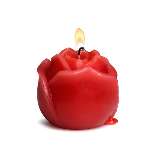 Flaming Rose Drip Candle for Sensual Play