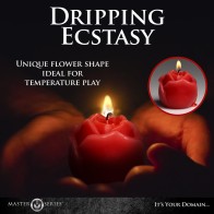 Flaming Rose Drip Candle for Sensual Play