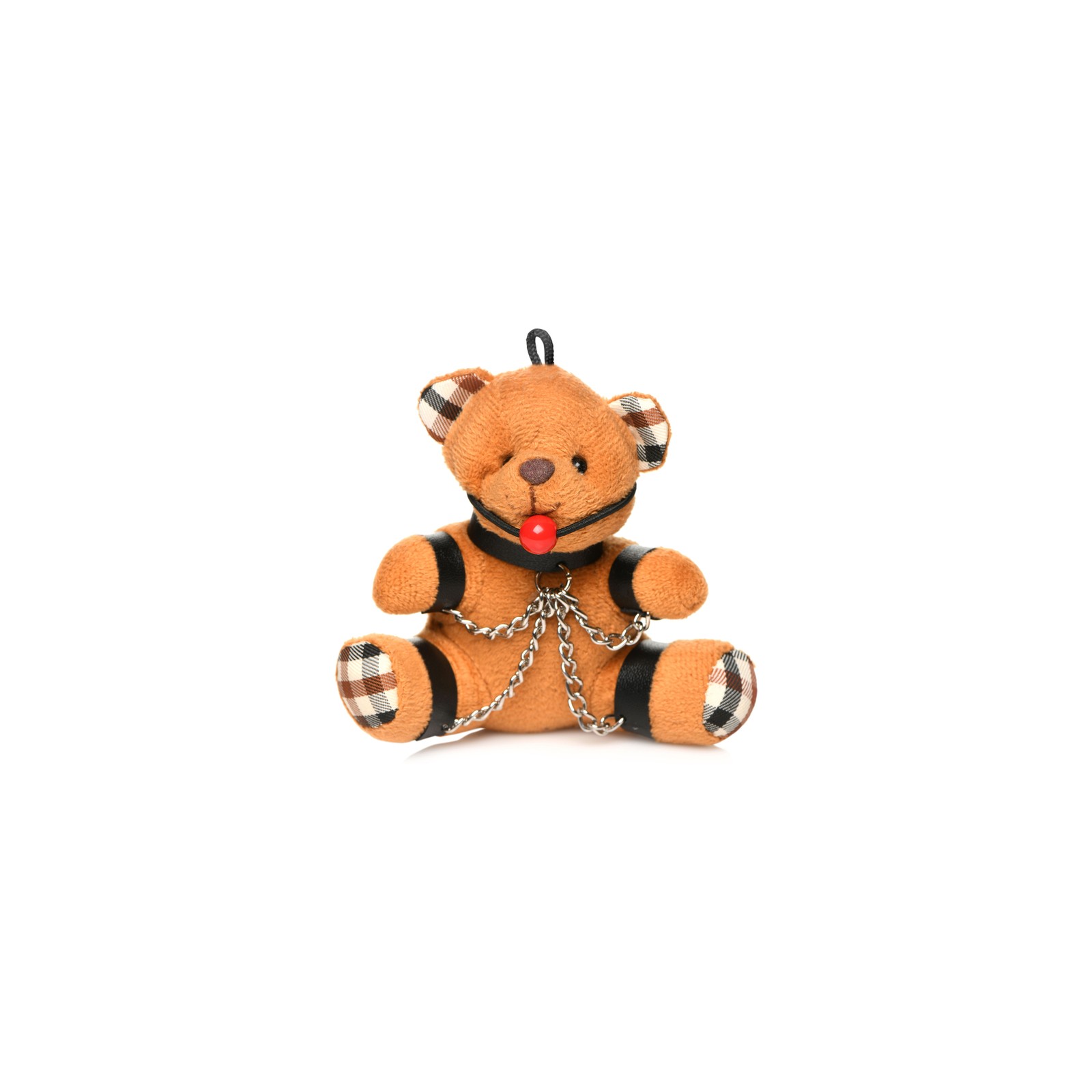 Master Series Gagged Teddy Bear Keychain - Fun Gift