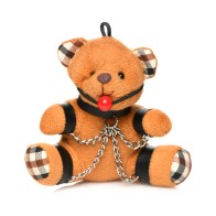 Master Series Gagged Teddy Bear Keychain - Fun Gift