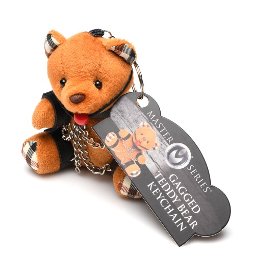 Master Series Gagged Teddy Bear Keychain - Fun Gift