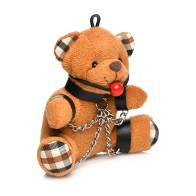 Master Series Gagged Teddy Bear Keychain - Fun Gift