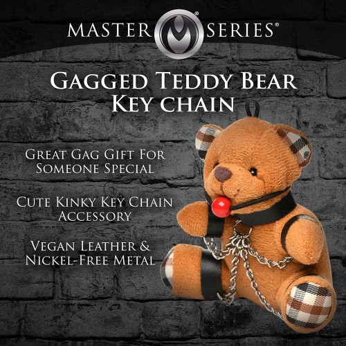 Llavero Oso de Peluche Gagged de Master Series - Regalo Divertido