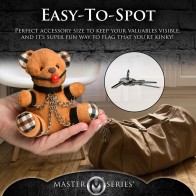 Master Series Gagged Teddy Bear Keychain - Fun Gift