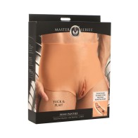 Panties de Silicona Master Series para Juego de Género