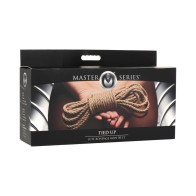 Master Series Tied Up Jute Bondage Rope for Authentic Experience