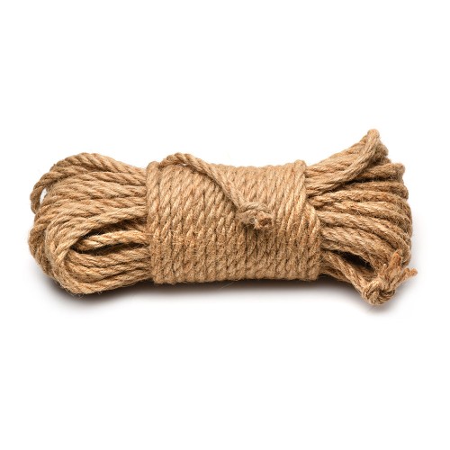 Master Series Tied Up Jute Bondage Rope for Authentic Experience