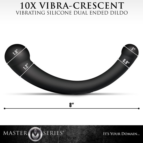 10X Vibra-Crescent Dual Ended Dildo for Intense Pleasure