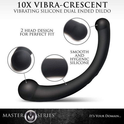 10X Vibra-Crescent Dual Ended Dildo for Intense Pleasure