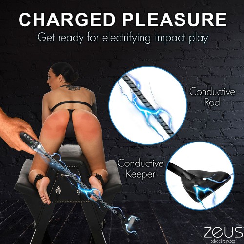 Zeus Electrosex E-Stim Crop - Dual Sensation Impact Play