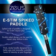 Paddle E-Stim con Picos de Zeus