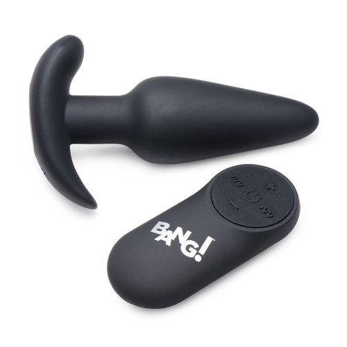 BANG! 21X Remote Controlled Vibrating Butt Plug for Pleasure